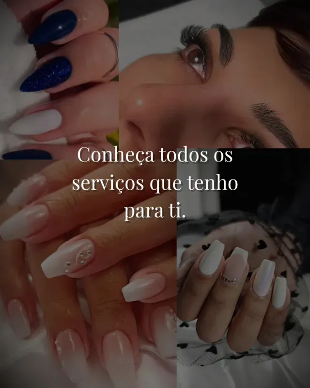 Seleção de pedicure e outros cuidados realizados pela Marine Matias